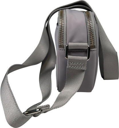 Lululemon Women’s Vapor Gray Crossbody Multi-Pocket Camera Bag Purse