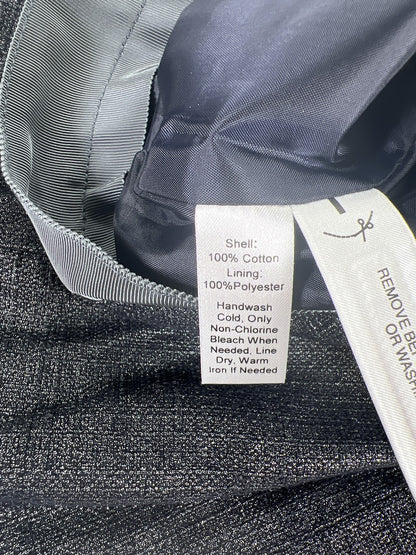 LOFT Women’s Black Metallic Pencil Skirt - 2