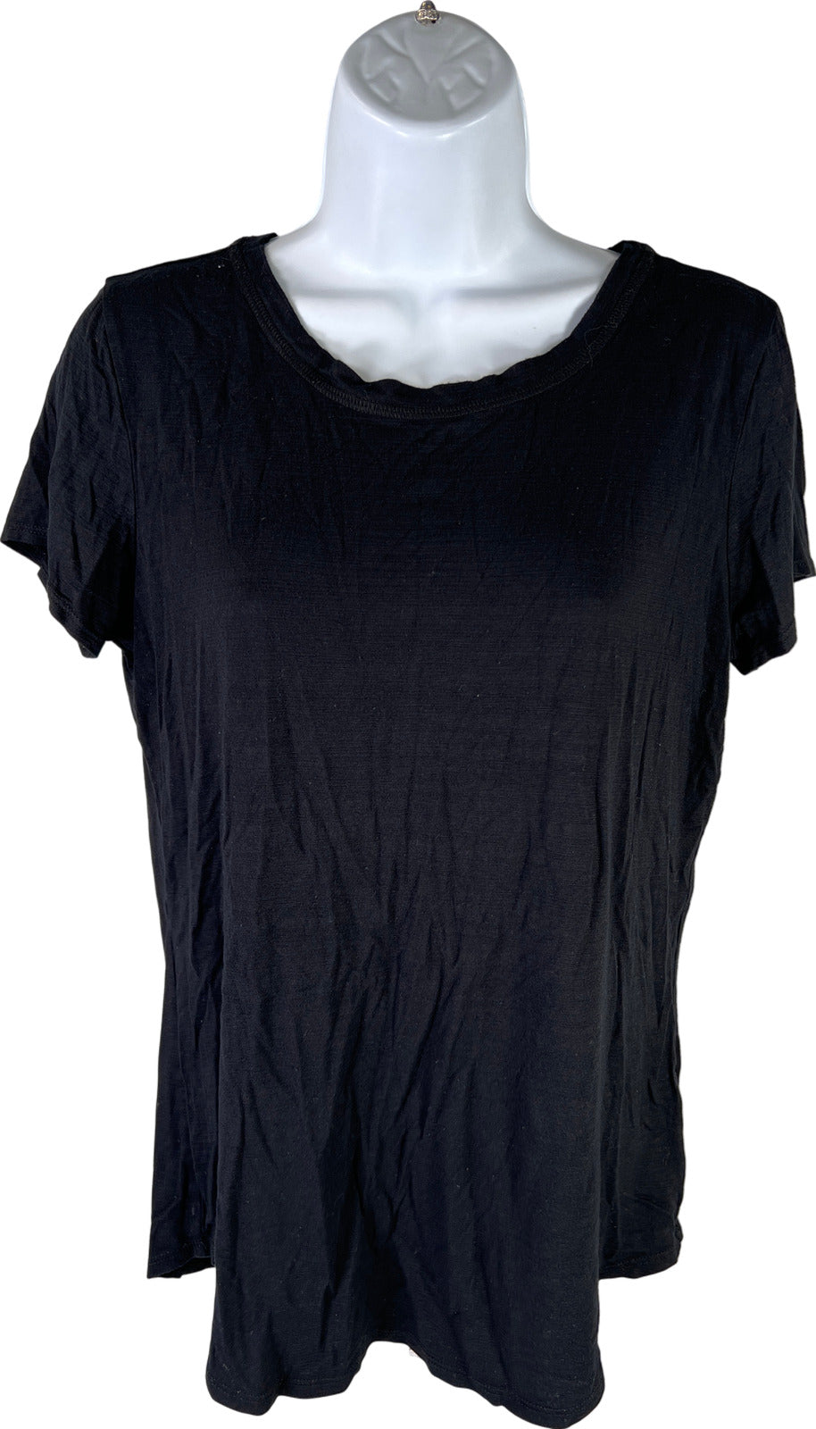 Athleta Women’s Black Short Sleeve Openback T-Shirt - S