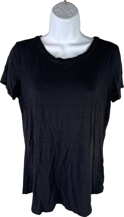 Athleta Women’s Black Short Sleeve Openback T-Shirt - S