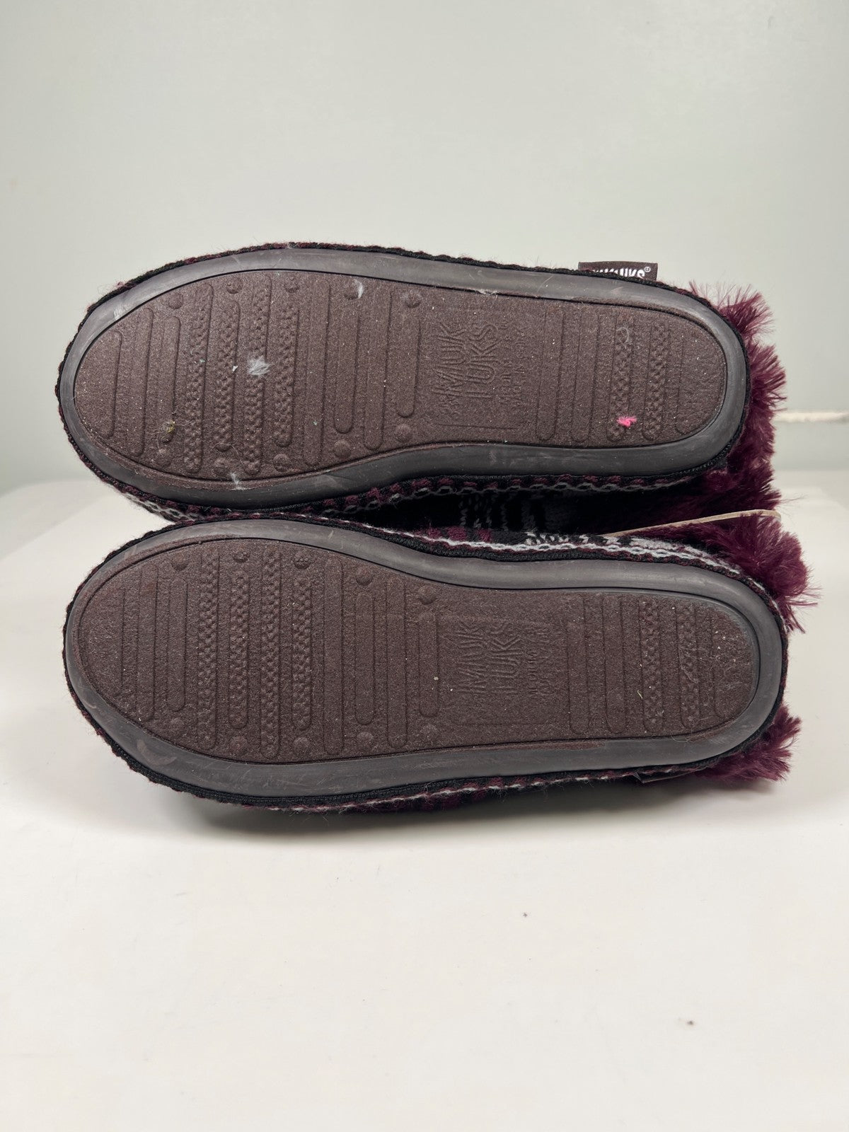 Muk Luks Women’s Purple Plum Slipper Boots - M/7-8