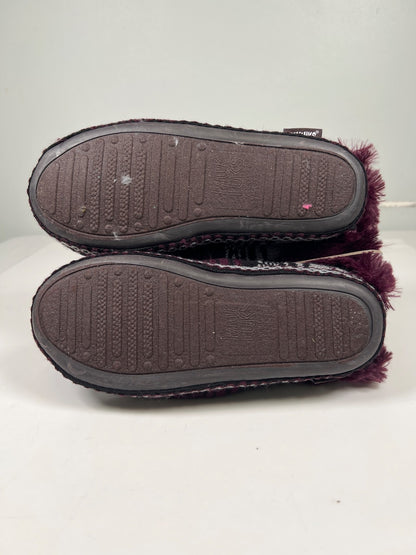 Muk Luks Women’s Purple Plum Slipper Boots - M/7-8