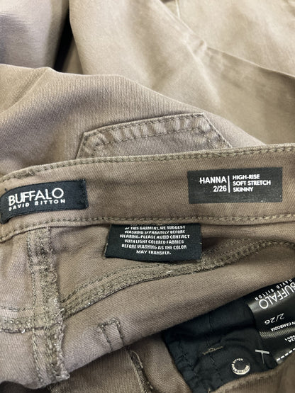 Buffalo David Bitton Women’s Brown Hanna High Rise Stretch Skinny Jeans - 2/26