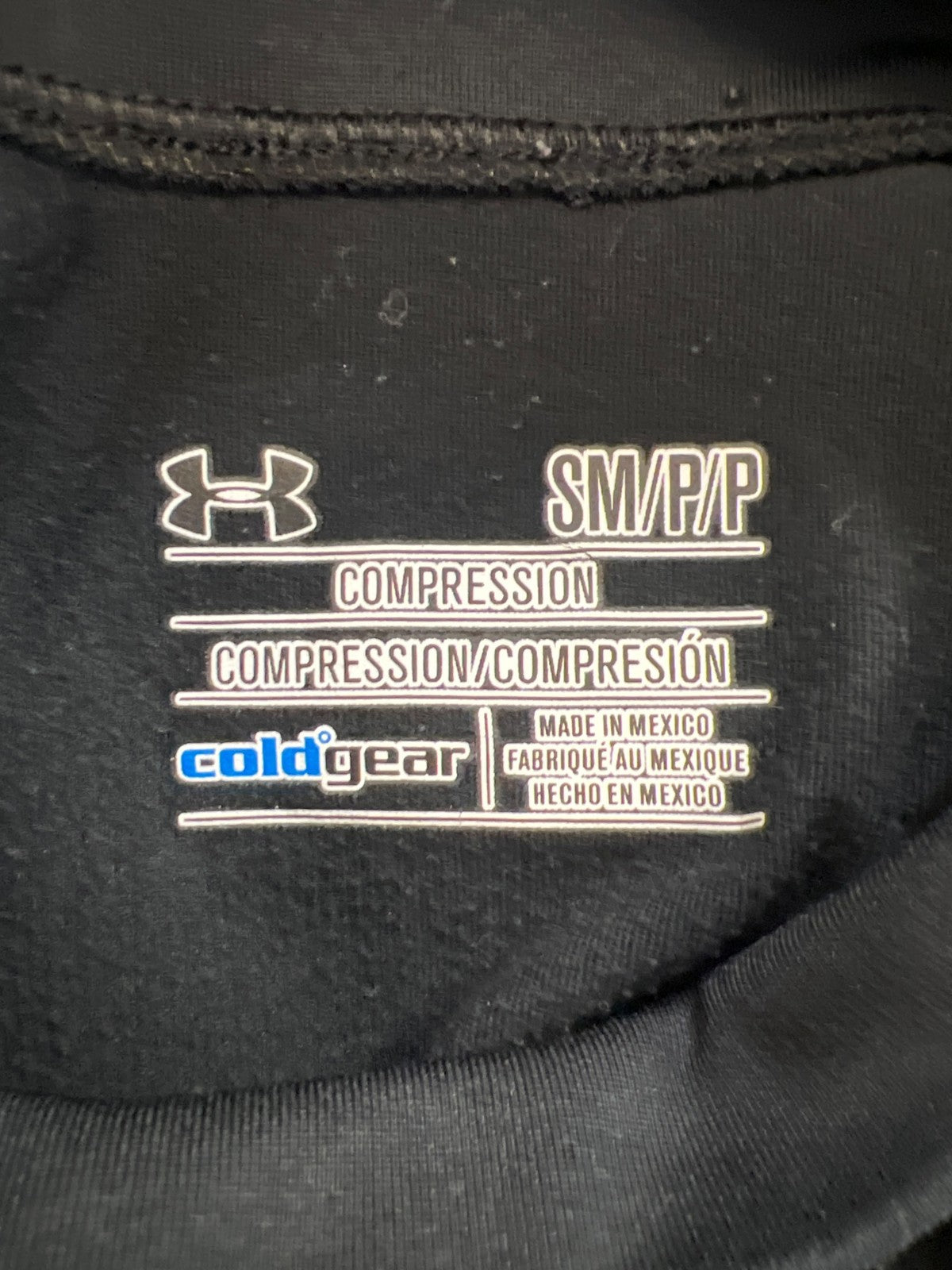 Under Armour Men’s Black Long Sleeve ColdGear Compression Shirt - S