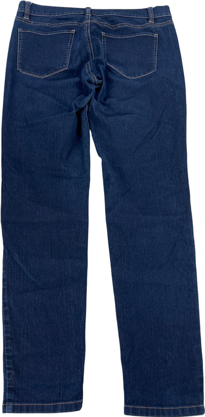 White House Black Market Women’s Dark Wash Stretch Skinny Jeans - M