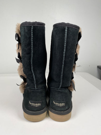 Koolaburra by UGG Women’s Black Victoria Tall Shearling Boots - 6