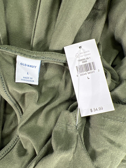 Old Navy Women’s Green Dolman Short Sleeve Short Romper - L