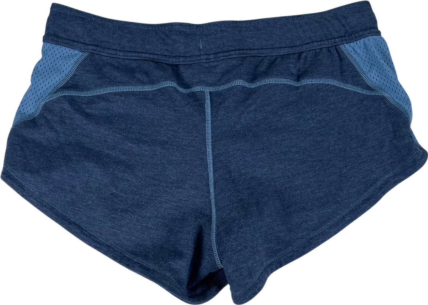 Under Armour Women’s Blue Fitted Mesh Side Sweat Shorts - M