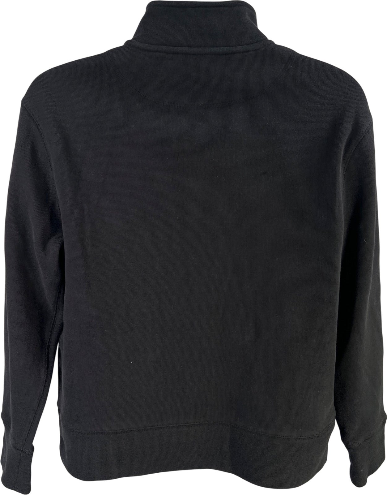 Banana Republic Men’s Black Long Sleeve 1/4 Zip Pullover Sweater - M