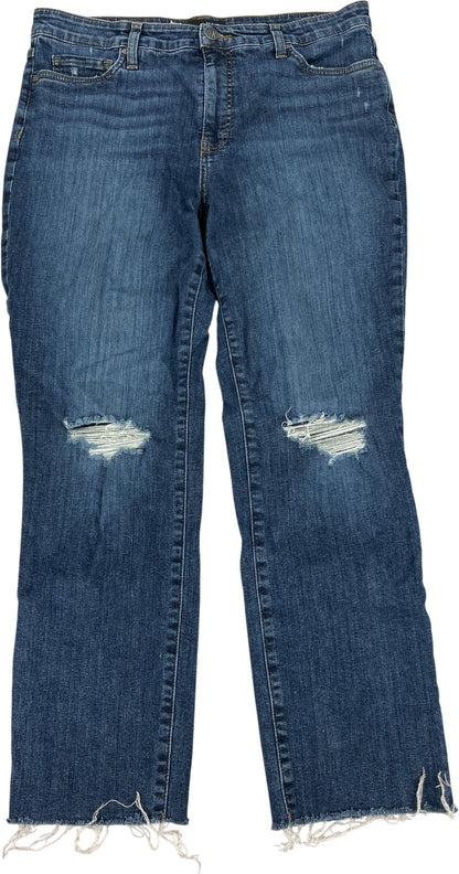 Kut From The Cloth Women’s Medium Wash Reese Straight Leg Distressed Jeans - 12