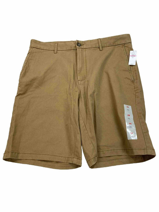 NEW Old Navy Men's Brown Slim 9in Inseam Chino Shorts - 36
