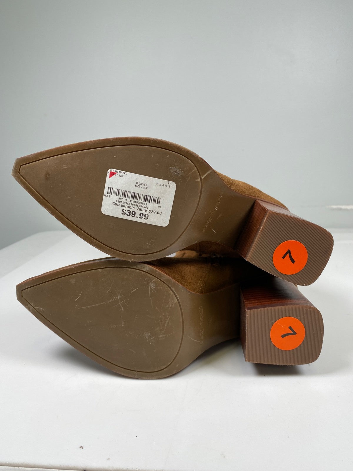 Marc Fisher Women’s Brown Over The Knee Heeled Boots - 7