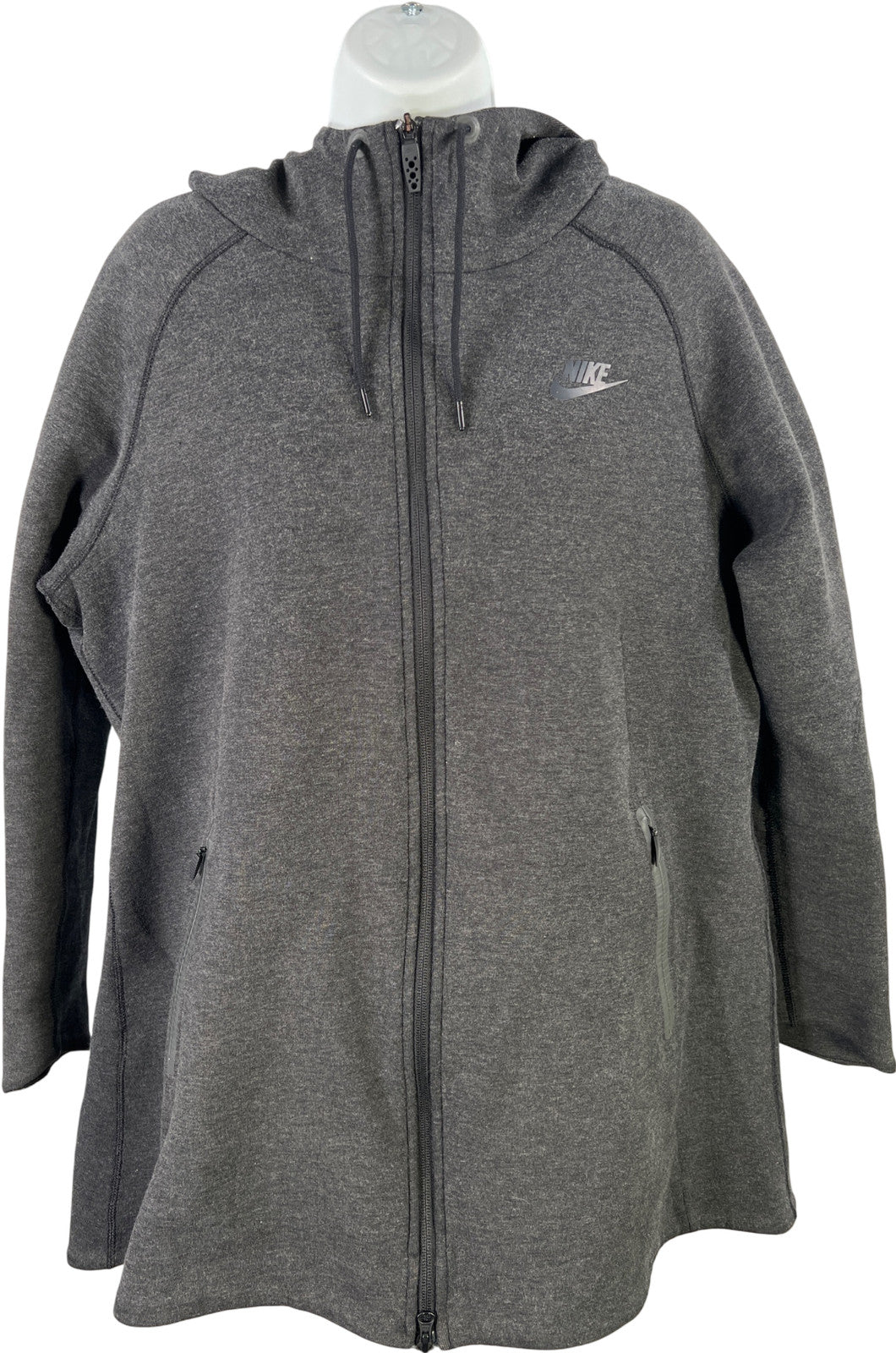 Nike Women’s Black Aeroloft Tech Fleece Parka Jacket - L