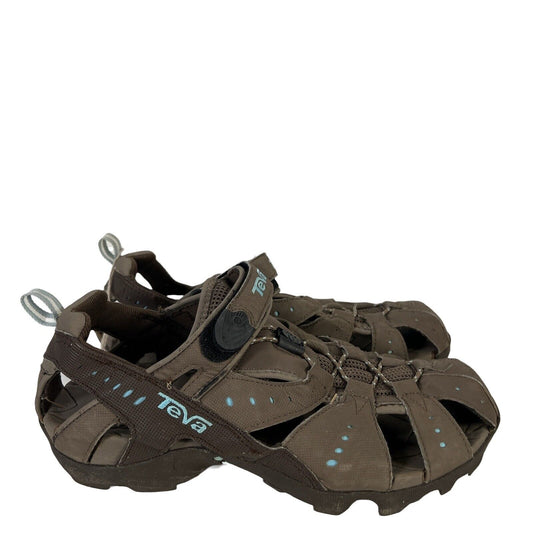 Teva Men's Brown Forebay Sport Fisherman Sandals - 10