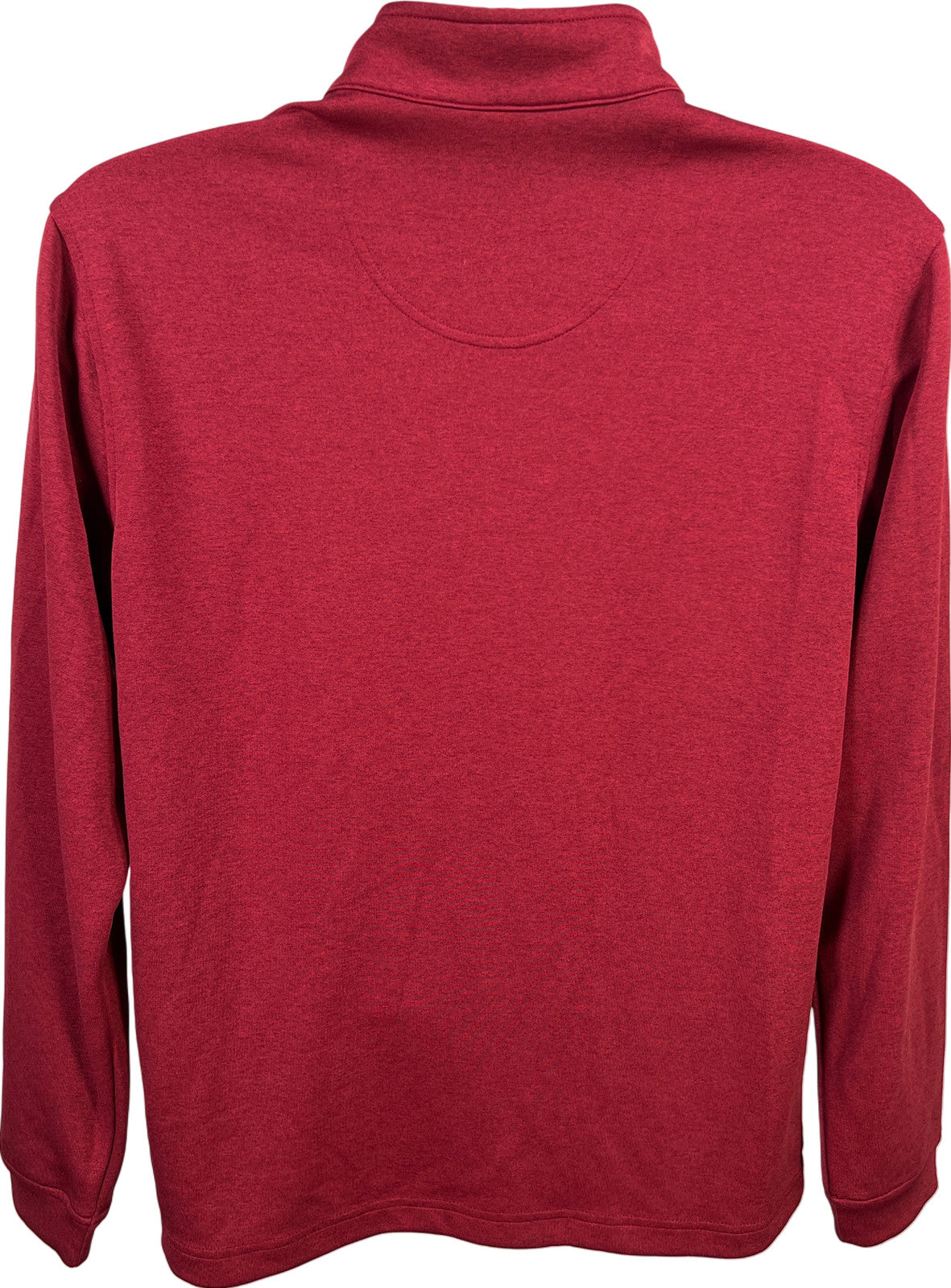 Pebble Beach Men’s Red/Burgundy Dry-Luxe Performance Pullover Shirt - M