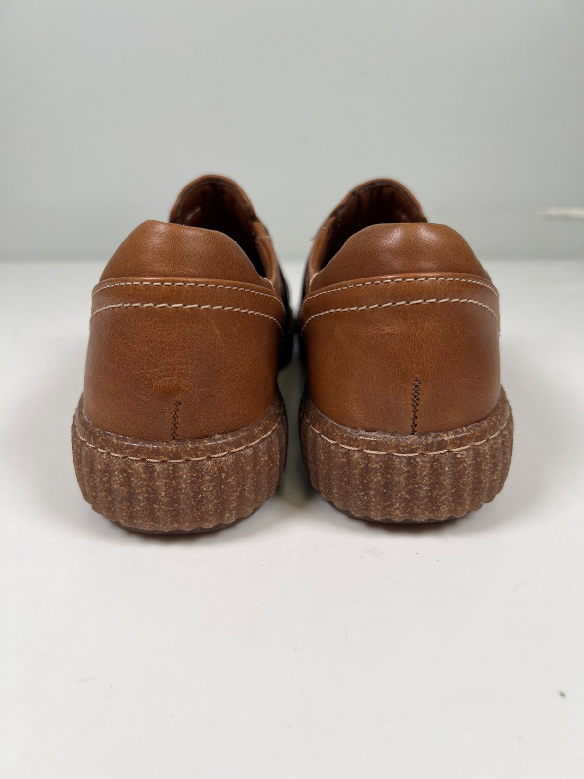 Clarks Collection Women’s Brown Leather Caroline Pearl Walking Shoes - 8