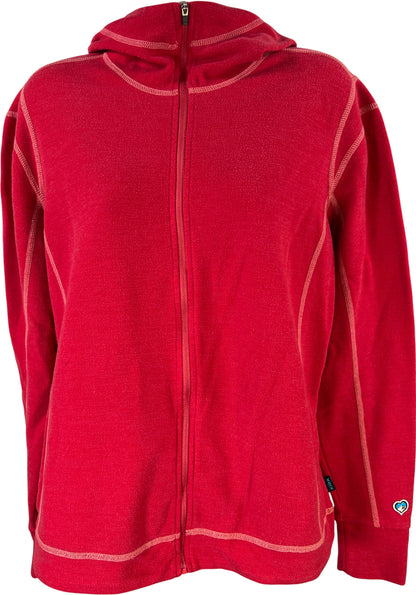 Kuhl Women’s Red Long Sleeve Full Zip Hooded Sweatshirt - L