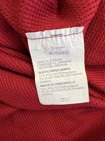 Under Armour Men’s Red Loose Fit Waffle Knit Long Sleeve Shirt - XL