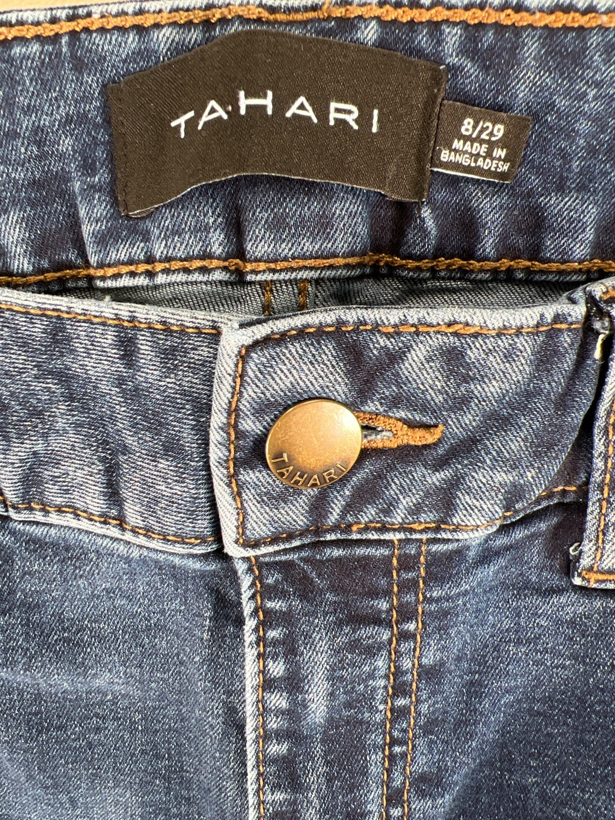 Tahari Women’s Dark Wash Kelly Classic Skinny Jeans - 8/29