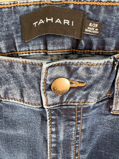 Tahari Women’s Dark Wash Kelly Classic Skinny Jeans - 8/29