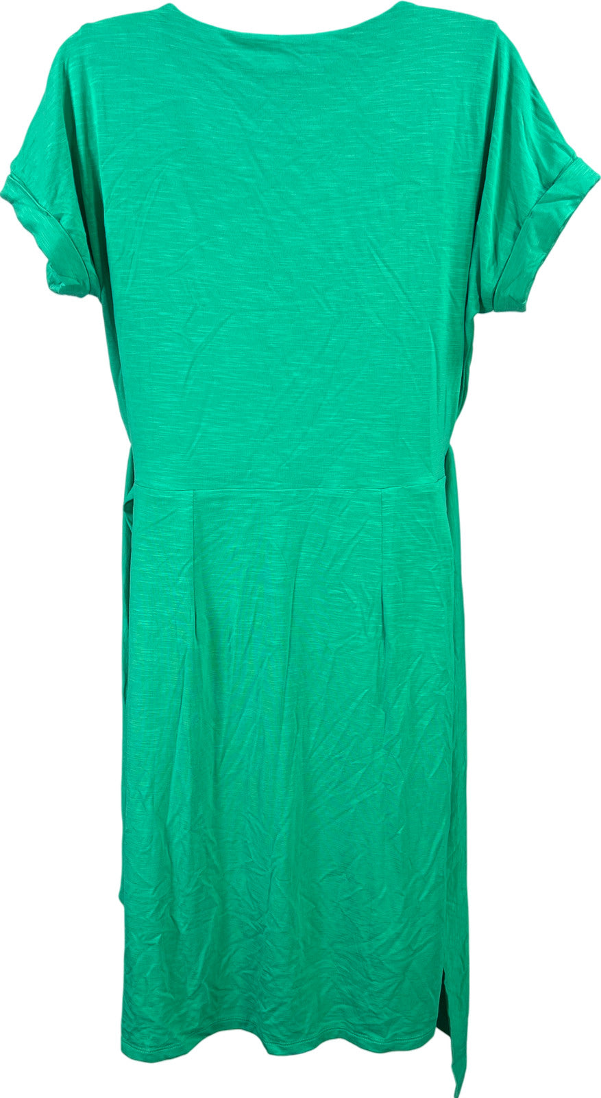 Chaps Women’s Green Crewneck Knit Short Sleeve T-Shirt Dress - L