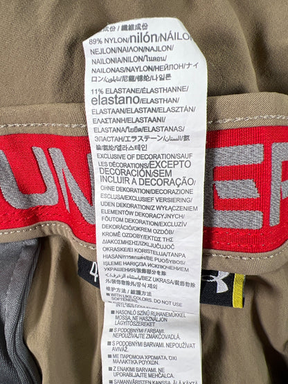 Under Armour Men’s Beige Straight Leg Athletic Golf Pants - 42