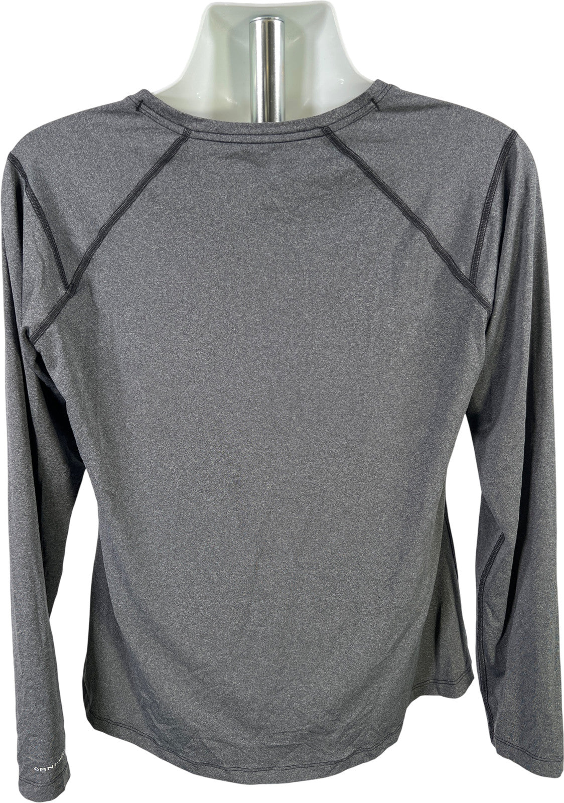 Columbia Men’s Gray Omni-Wick Long Sleeve Athletic Shirt - XL
