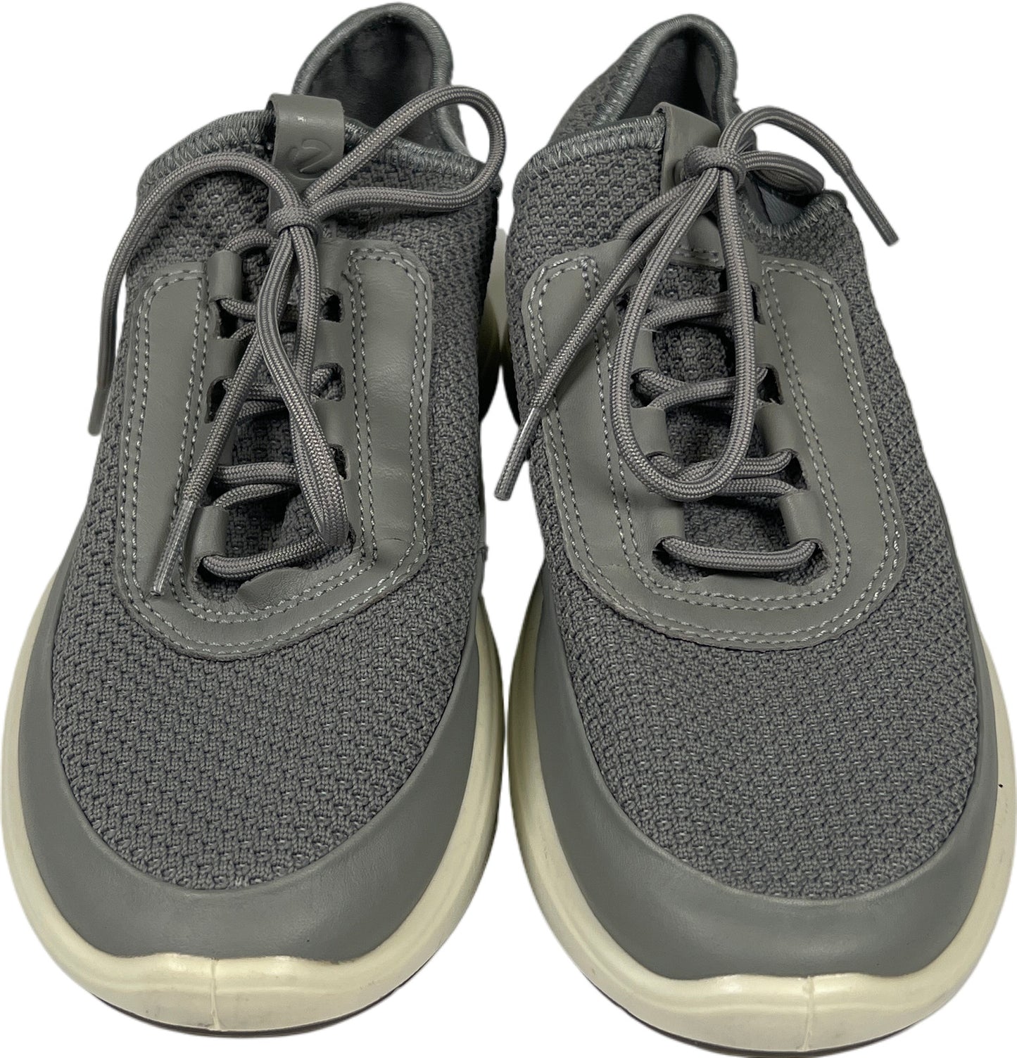 Ecco Women’s Gray Soft Lace Up Athletic Sneakers - 39/US 8