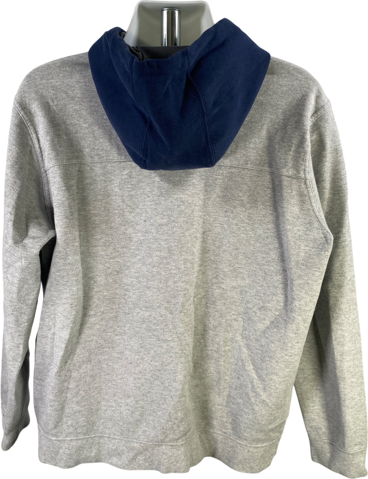 Nike Men’s Gray/Blue U of M Michigan Pullover Sweatshirt - XXL