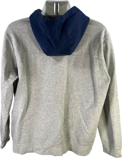 Nike Men’s Gray/Blue U of M Michigan Pullover Sweatshirt - XXL