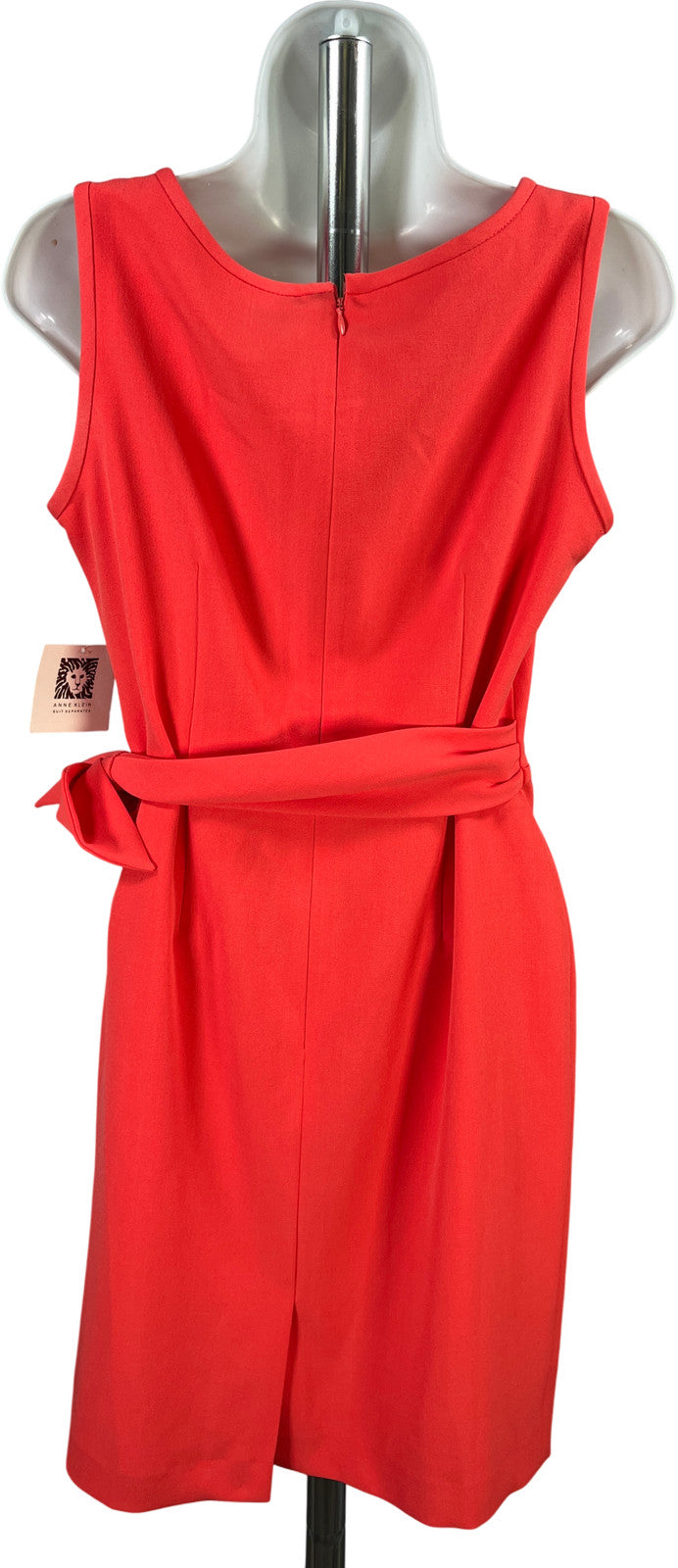 Anne Klein Women’s Coral Reef Pink Sleeveless Sheath Dress - 4 Petite