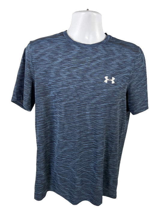 Under Armour Men's Dark Blue Short Sleeve Vent Athletic Shirt - L