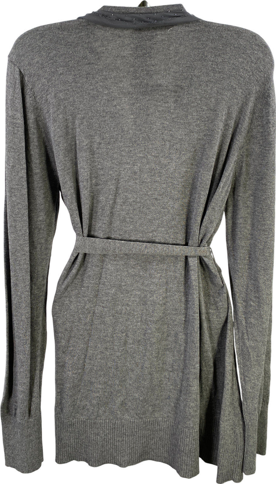 Lauren Conrad Women’s Gray Thin Knit Open Cardigan Sweater - XL