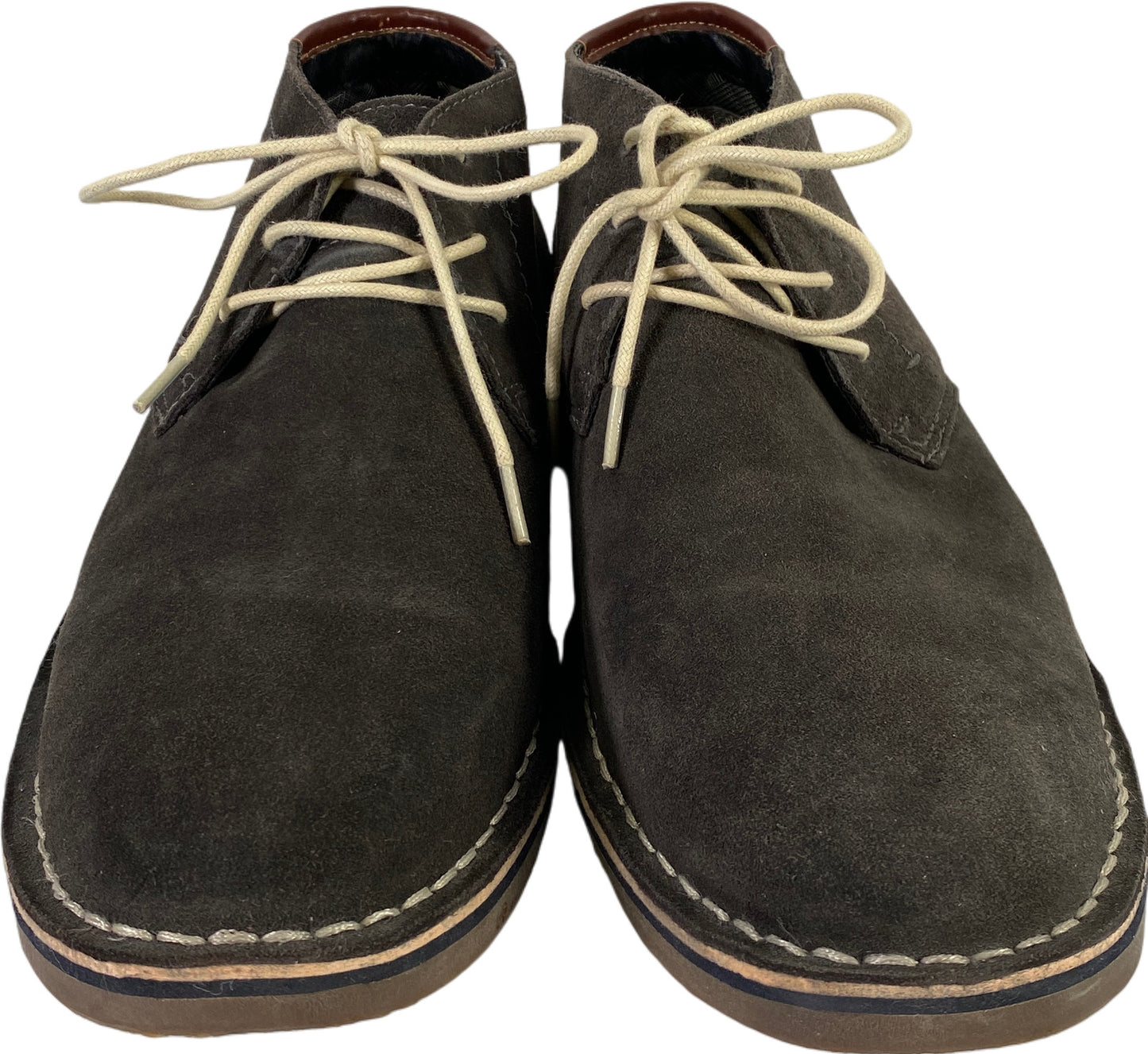 Kenneth Cole Reaction Men’s Gray Suede Desert Wind Chukka Shoes - 12