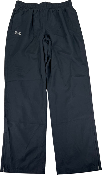 Under Armour Men’s Black Mesh Lined Warm Up Athletic Pants - L