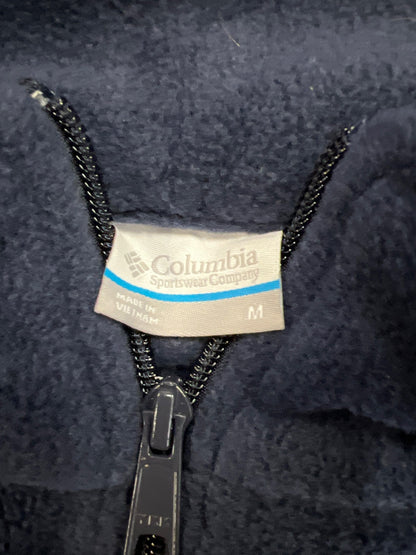 Columbia Women’s Blue Fleece Full Zip Vest - M