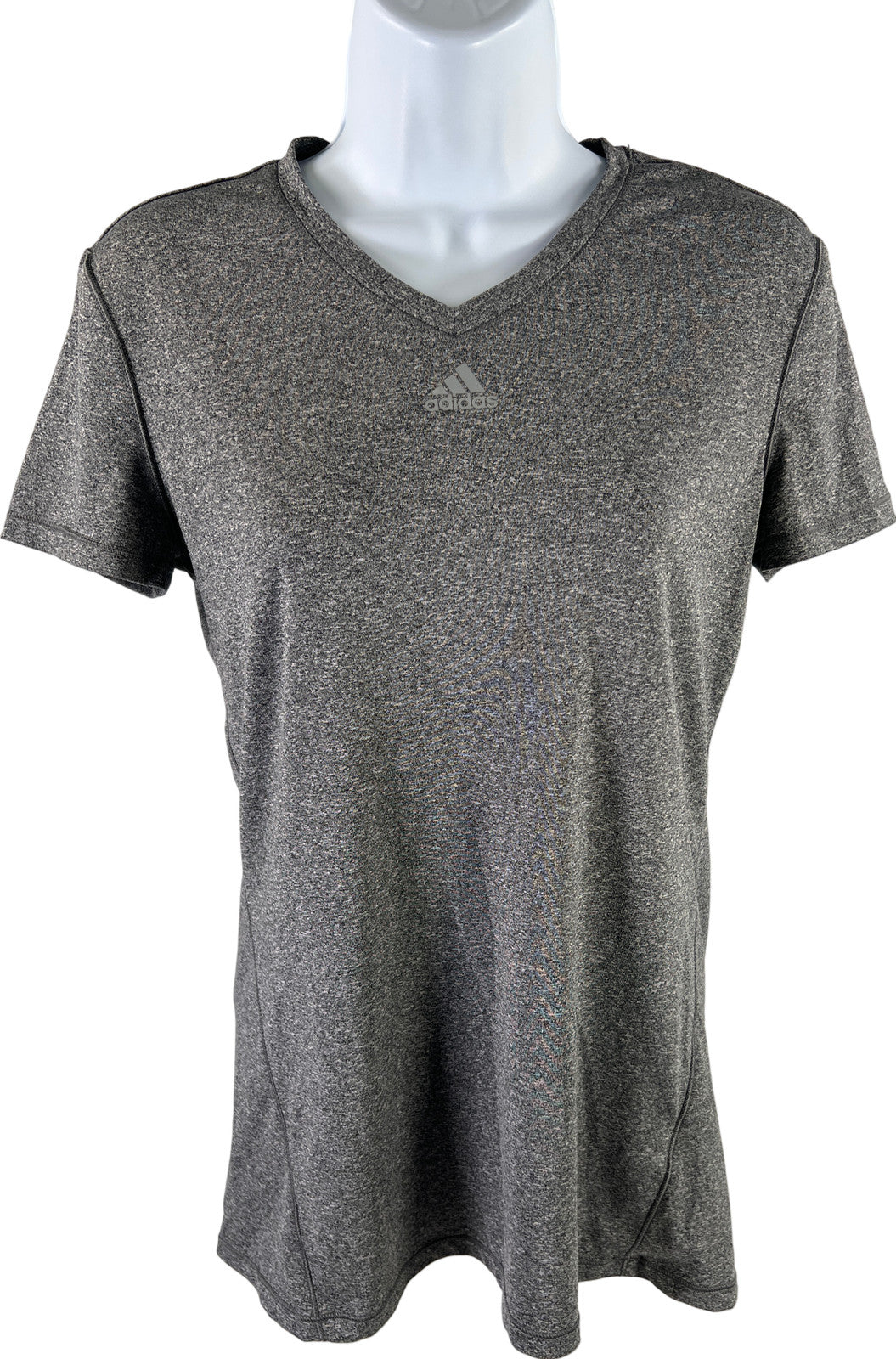 Adidas Women’s Gray Short Sleeve Climalite Athletic Shirt - M