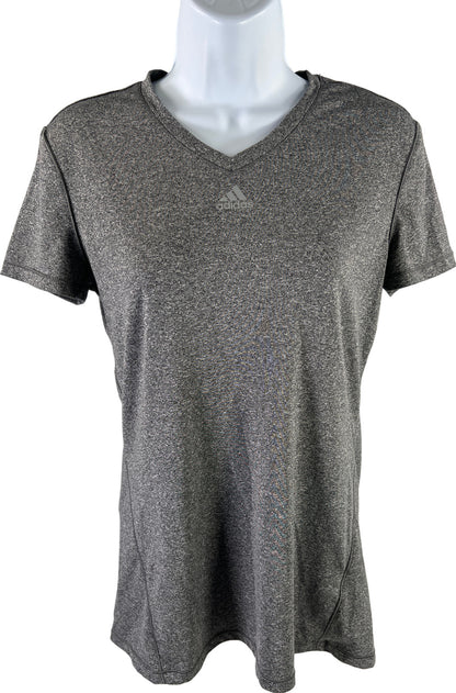 Adidas Women’s Gray Short Sleeve Climalite Athletic Shirt - M