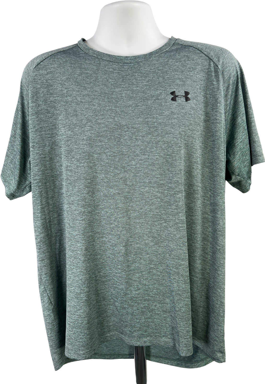 Under Armour Men’s Green Heather Short Sleeve HeatGear Athletic Tech T-Shirt -XL