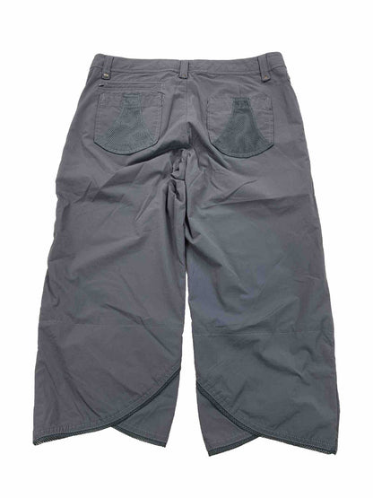 Athleta Women's Gray Cropped Hiking Tech Pants - 6