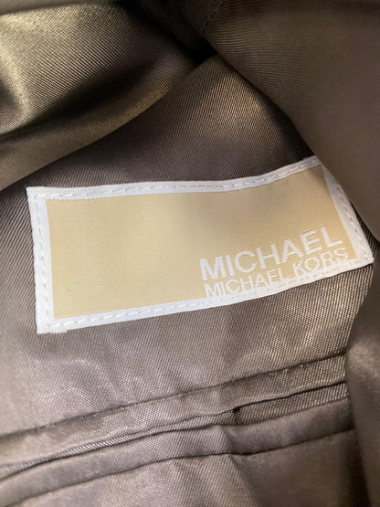 Michael Kors Men’s Brown Houndstooth Wool Blend Blazer Jacket - 42