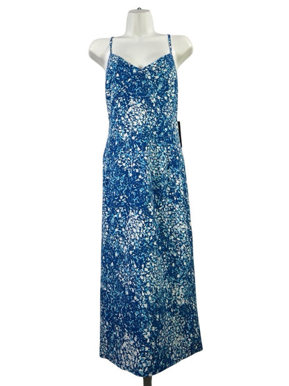 Lulu's Women's Blue Sleeveless Strappy Back Midi Dress - L