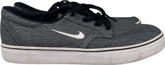 Nike SB Men’s Gray Canvas Low Top Lace Up Sneakers - 10
