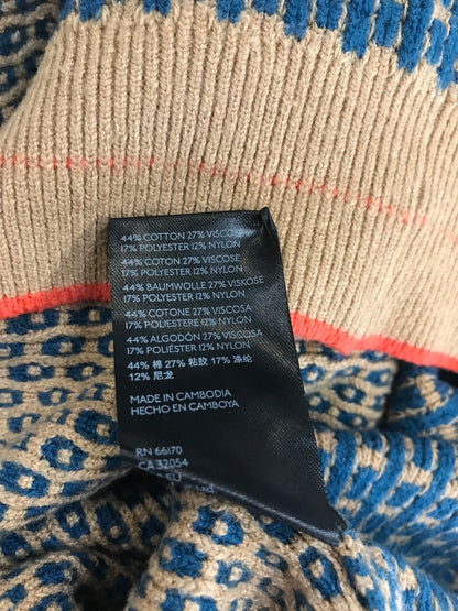 By Anthropologie Women’s Brown Short Sleeve Knit Sweater - XS