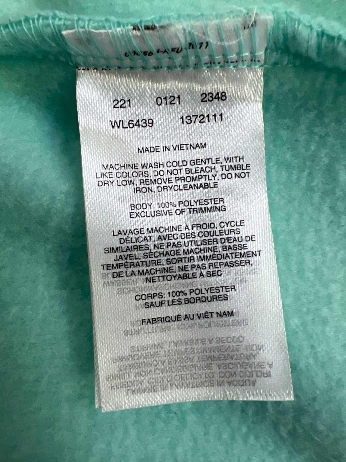 Columbia Women’s Blue Long Sleeve Full Zip Fleece Jacket - M