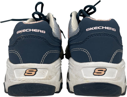Skechers Women’s Blue D’Lites Memory Lace Up Walking Sneakers - 8.5 Wide