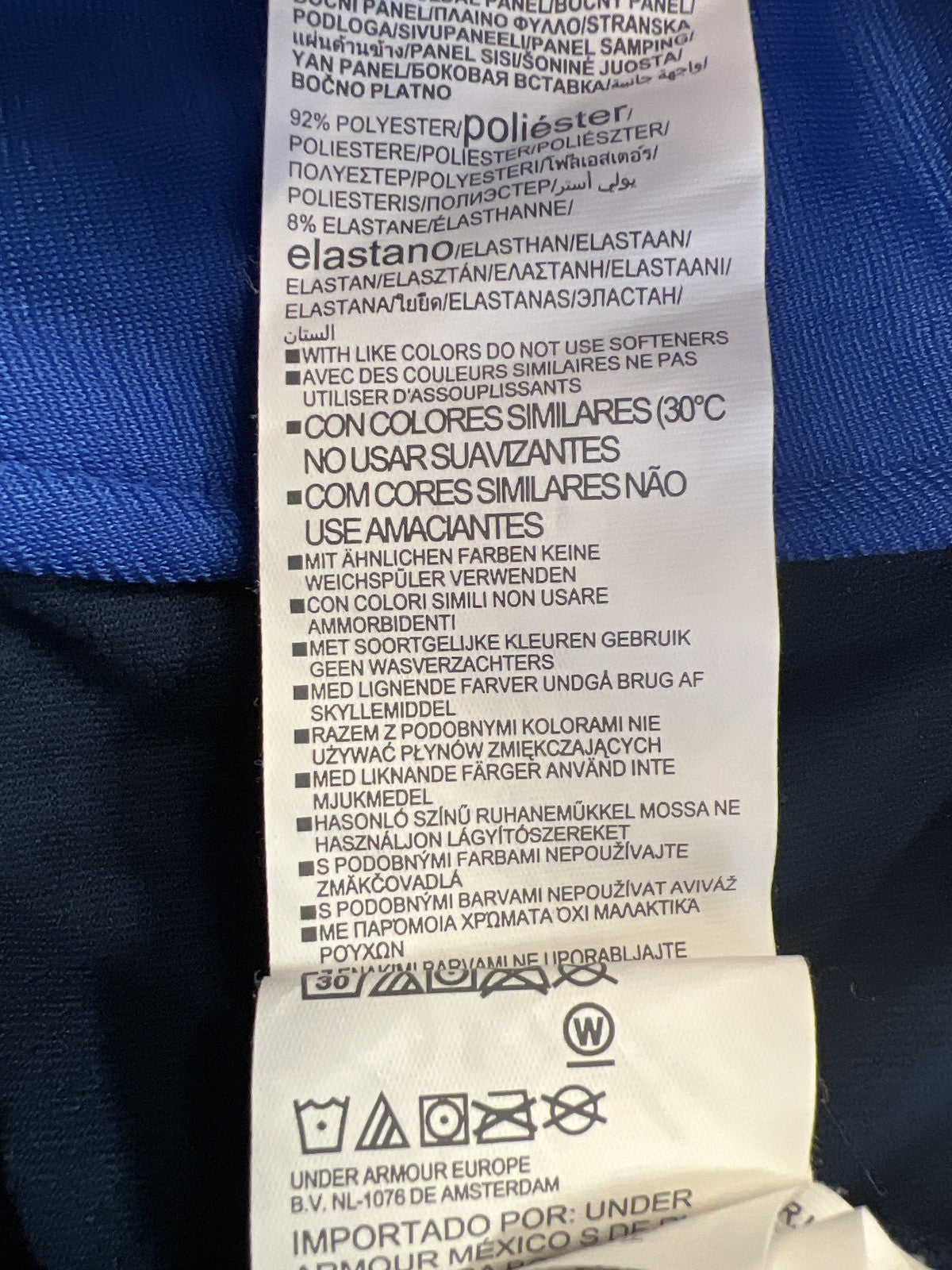 Under Armour Men’s Blue Coldgear Reactor Fitted Long Sleeve Hooded Shirt - S