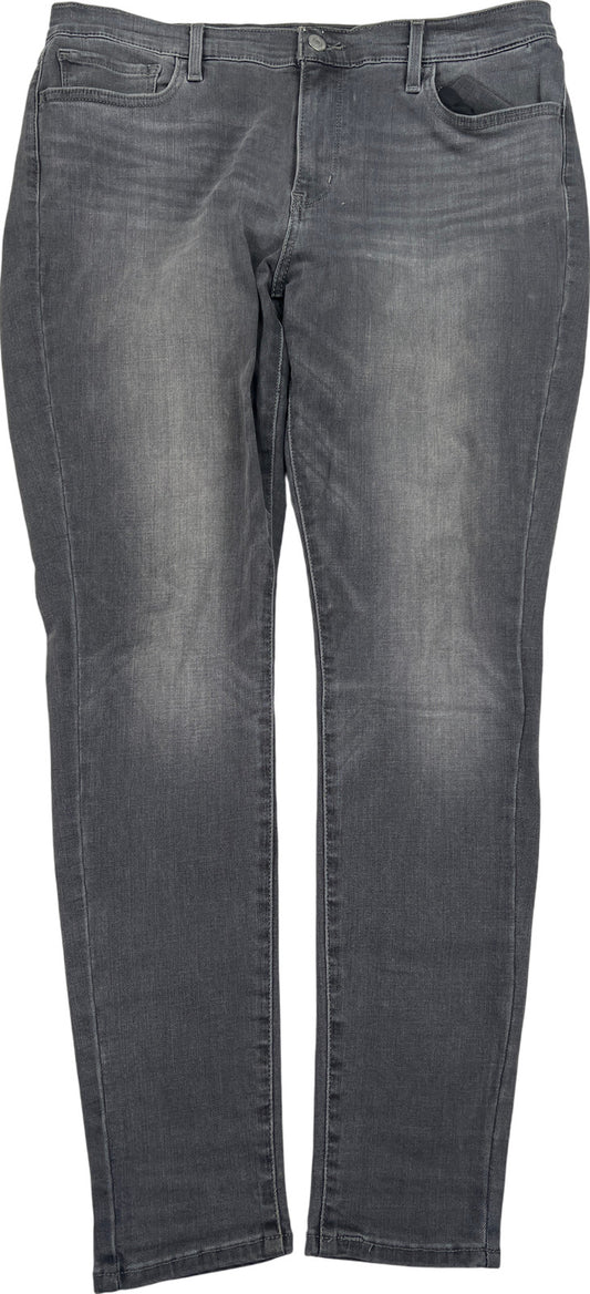 Levi’s Women’s Gray Wash Denim Stretch 710 Super Skinny Jeans - 32