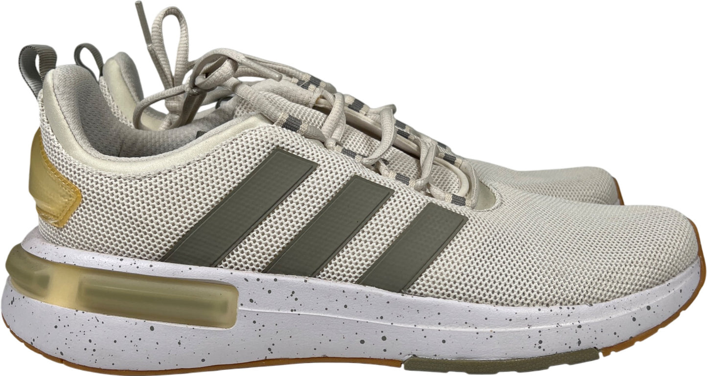 Adidas Men’s White/White Couldfoam Lace Up Athletic Shoes - 11