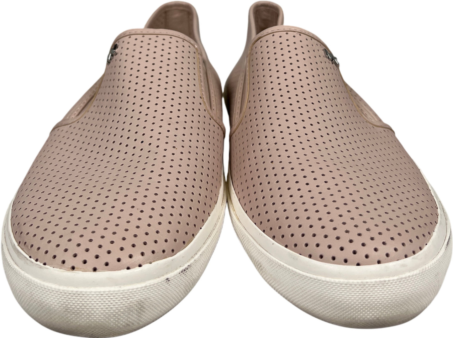 Michael Kors Women’s Pink Perforated Slip On Loafers - 10